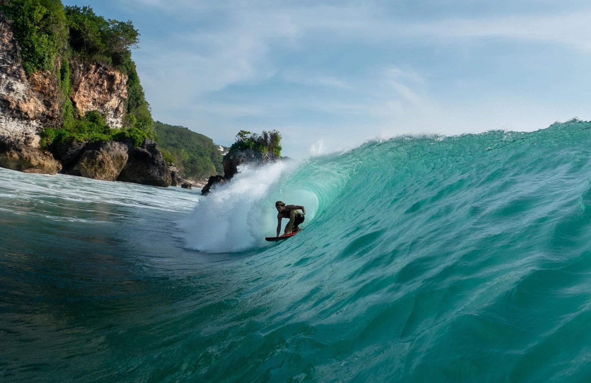 Team rider in a barrel
